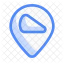 Pizza Location Map Pin Food Location Icon