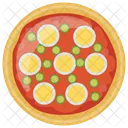 Pizza margarita  Icono