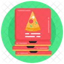 Pizza Boxes Pizza Parcels Pizza Cardboards Icon