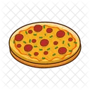 Pizza de peperoni  Icono