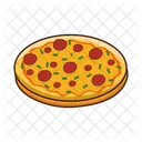 Pizza pepperoni  Icône