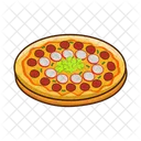Pizza pepperoni  Icône