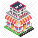 Pizza Restaurant Eating House Eatery Icon