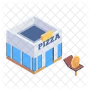 Pizza Restaurant Cheesy Icon