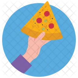 Pizza servieren  Symbol