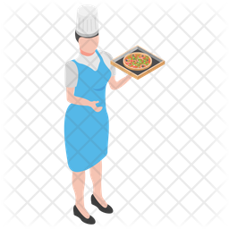 Pizza Serving Icon