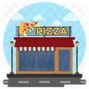 Pizza Shop Restaurant Fast Food Icon