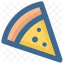 Christmas Pizza Slice Icon
