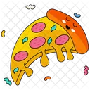 Pizza Slice Fast Food Meal Icon