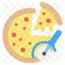 Pizza Slice Italian Cheese Icon