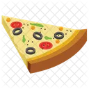 Pizza Slice Fast Food Junk Meal Icon