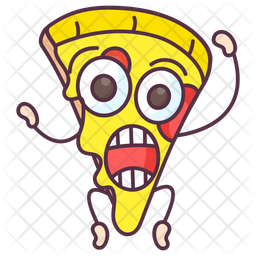 Pizza Slice Icon Of Colored Outline Style Available In Svg Png Eps Ai Icon Fonts