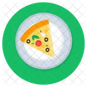 피자 조각 이탈리아 음식 정크 푸드 아이콘