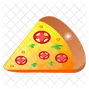 Junk Food Fast Food Pizza Slice Icon