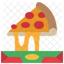 Pizza Piece Box Icon