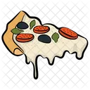 Pizza Slice Fast Food Snack Icon