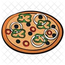 Pizza Slice Fast Food Snack Icône