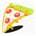 치즈 피자 피자 슬라이스 피자 조각 아이콘