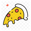 Cheesy Pizza Pizza Slice Fast Food Icon
