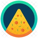 Pizza Slice Badge Food Badge Fast Food Icon