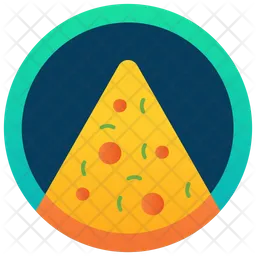 Pizza Slice Badge  Icon