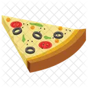 Pizza Slice Fast Food Junk Meal Icon