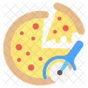 Pizza Slice Italian Cheese 아이콘