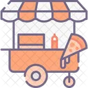 Pizza Stall Food Stall Food Store Icon