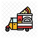 Pizza Essen LKW Symbol