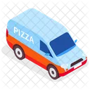 Pizza Van Delivery Van Pizzeria Icon