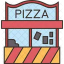 Pizzaverkaufer Pizzeria Verkaufer Symbol