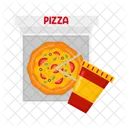 Comida Italiana Pizza Icono