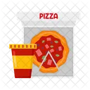 Comida Italiana Pizza Icono