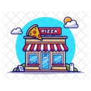 Pizzeria Pizza Hut Restaurante Icono