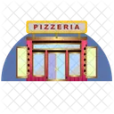 Pizzeria Pizza Building Icon