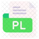 Pl Document File Icon