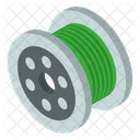 3 D Printer Spool Bobbin Icon