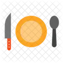 Prato Comida Indiano Ícone