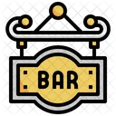 Placa de bar  Ícone