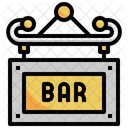 Placa de bar  Ícone