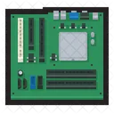 Placa Base Circuito Chip Icono