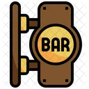 Placa de bar  Ícone