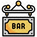 Placa de bar  Ícone