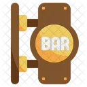 Placa de bar  Ícone