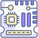 Placa De Circuito Microchip Microprocessador Ícone