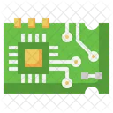 Placa De Circuito Circuito Microchip Icono