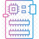 Microchip Microprocessador Chip Ícone