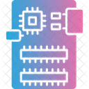 Microchip Microprocessador Chip Ícone