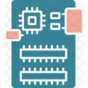 Microchip Microprocessador Chip Ícone