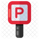 Placa De Estacionamento Cartaz Roadboard Ícone